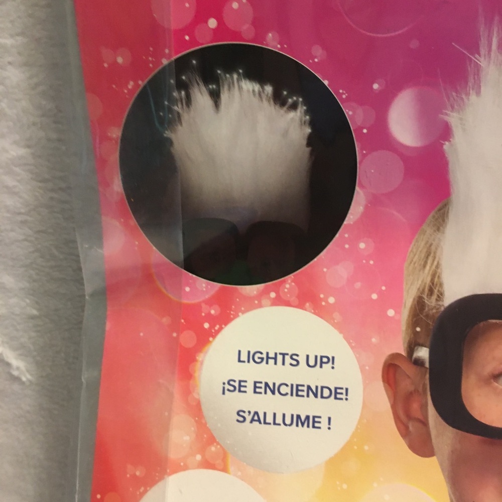NWT Tiny Diamond light up‎ wig costume - Picture 4 of 5